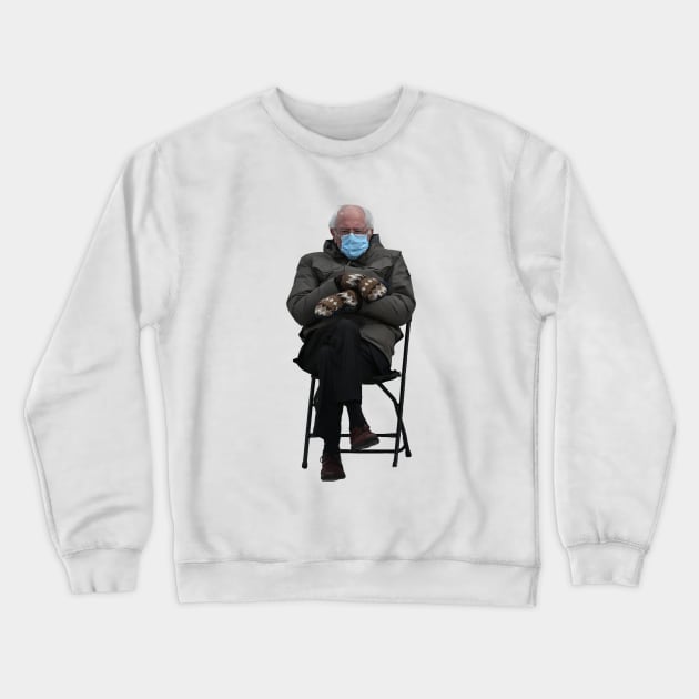 Bernie Sanders Inauguration Meme Crewneck Sweatshirt by valentinahramov